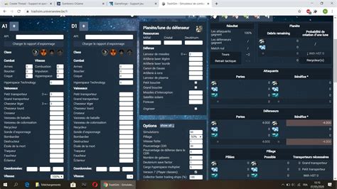 simulateur ogame combat|calculateur attaque ogame.